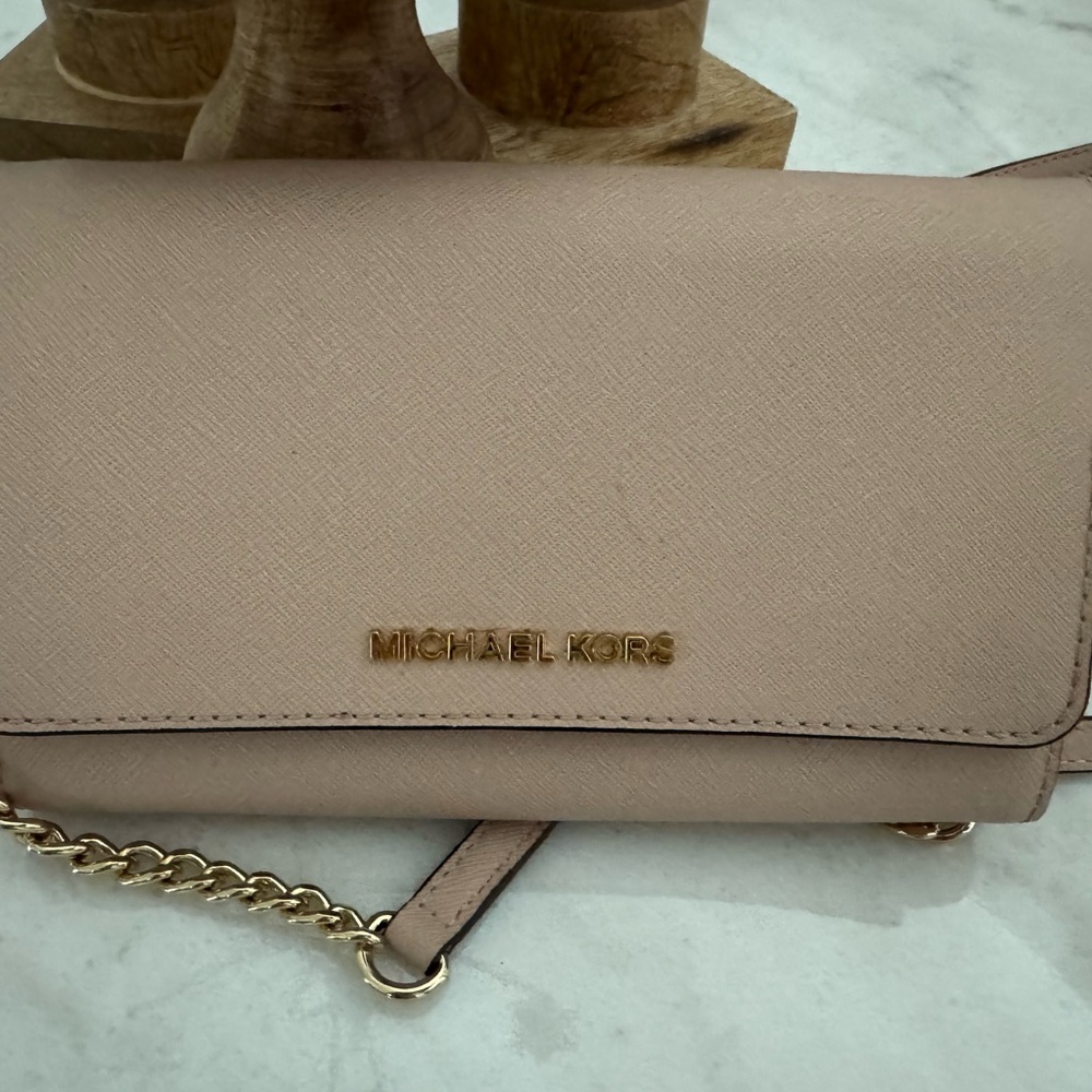Michael Kors Crossbody Bag with Gold Accents